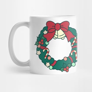 Christmas wreath Mug